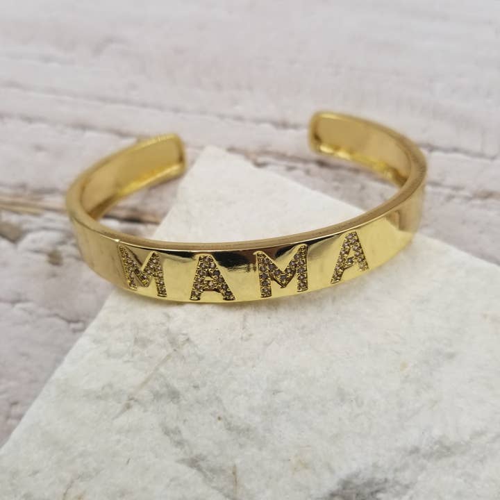Treasure Wholesale - Wholesale Cuff bracelet - MAMA Bracelet - Mother's Day Gift