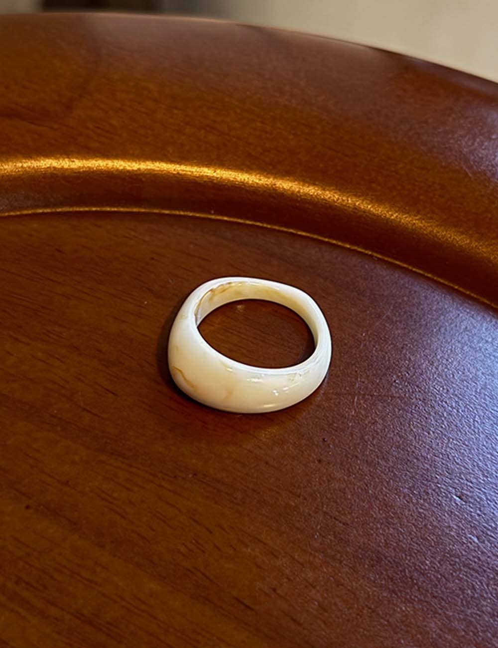 Dipped Shop - Wholesale Band/Stacked Ring - Unique Irregular Resin Chunky Ring DP25F7630