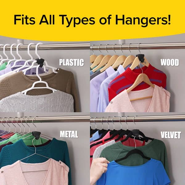 BulbHead - Wholesale Clothes Hangers - Ruby Space Triangles Ultra-Premium Hanger Hooks | 18 pcs9