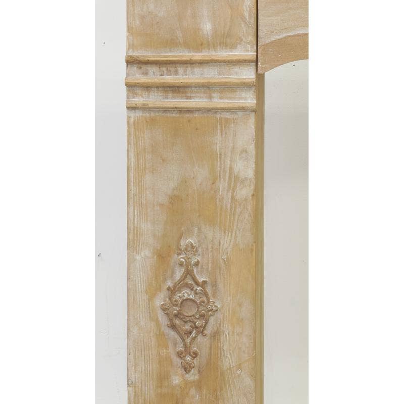 Aubry Gaspard - Wholesale Fireplace Screen - Natural pine fireplace mantel4