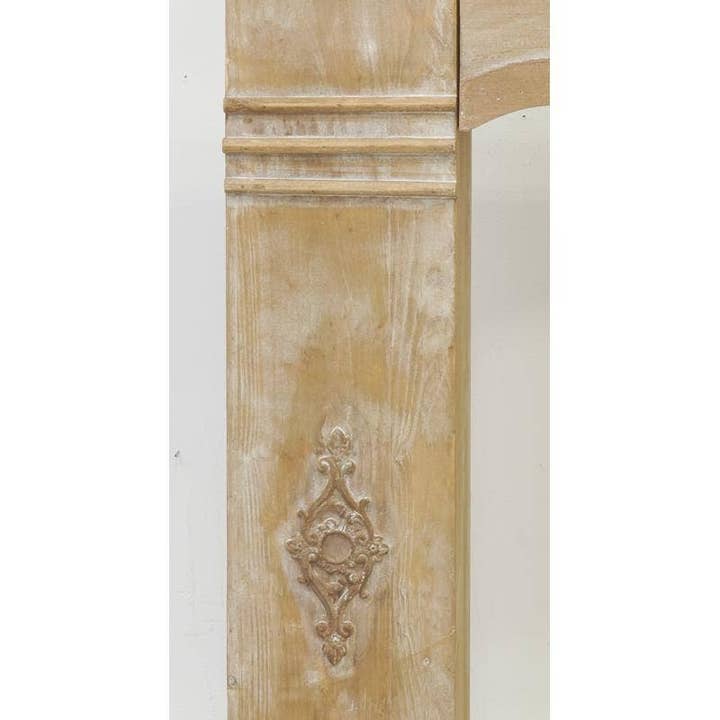Aubry Gaspard - Wholesale Fireplace Screen - Natural pine fireplace mantel4