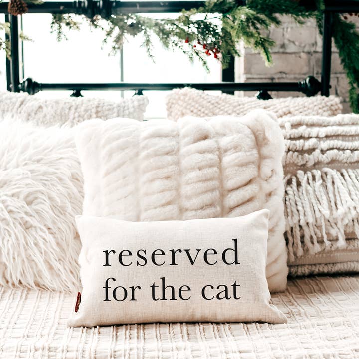 521handmade - Wholesale Throw/Decorative Pillow - Reserved for the Cat Throw Pillow4