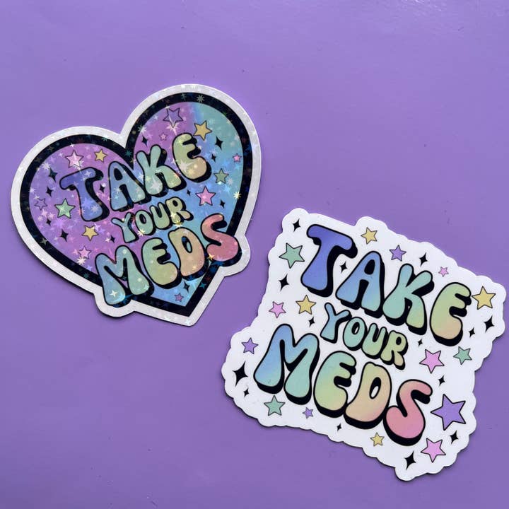 Take Your Meds Adesivo per la vendita all'ingrosso da parte di Troublesome Heart