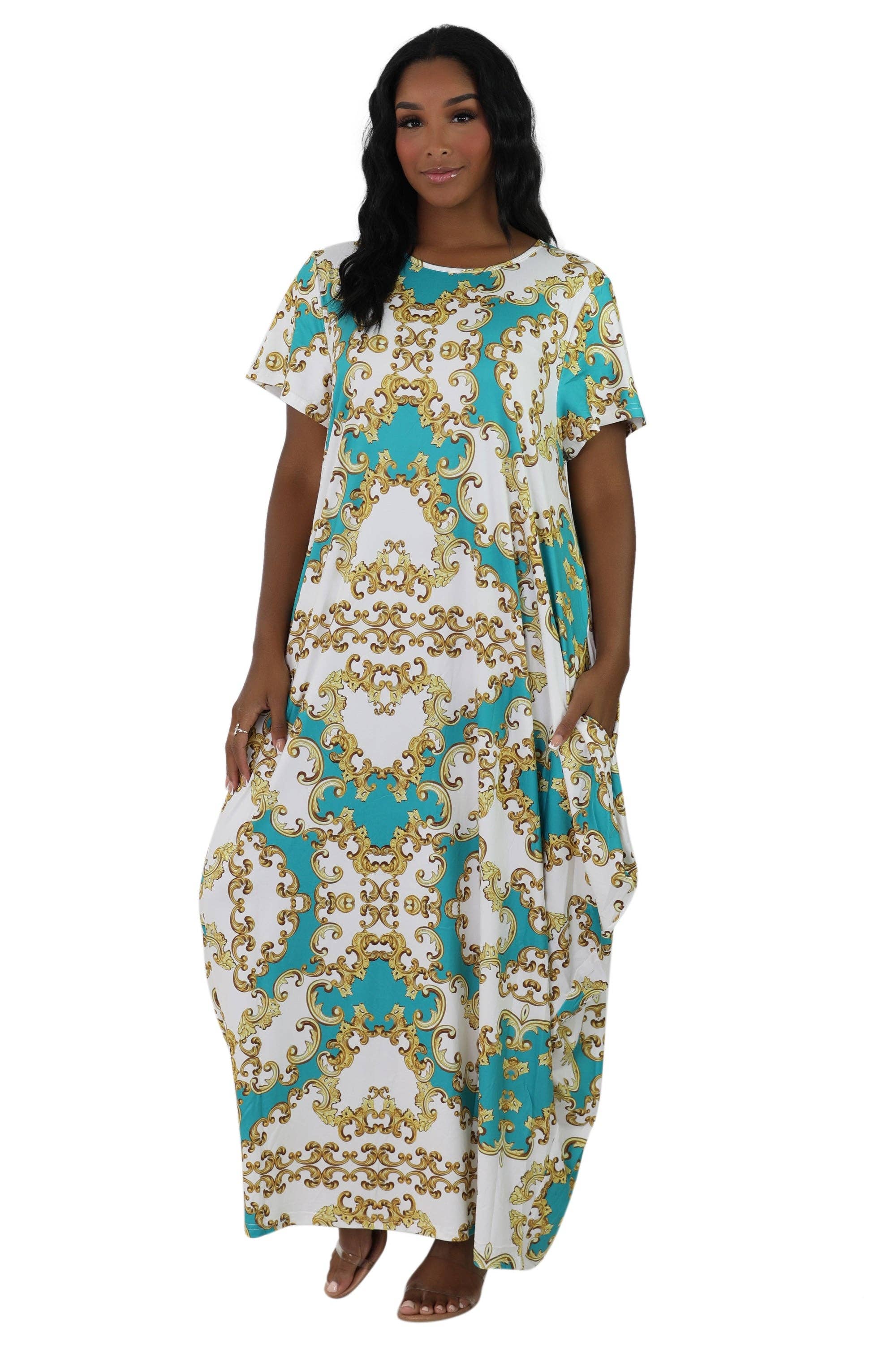 Advance Apparels – Großhandel Kleid – Damen – Langer Kaftan/Kleid 2222/D210041