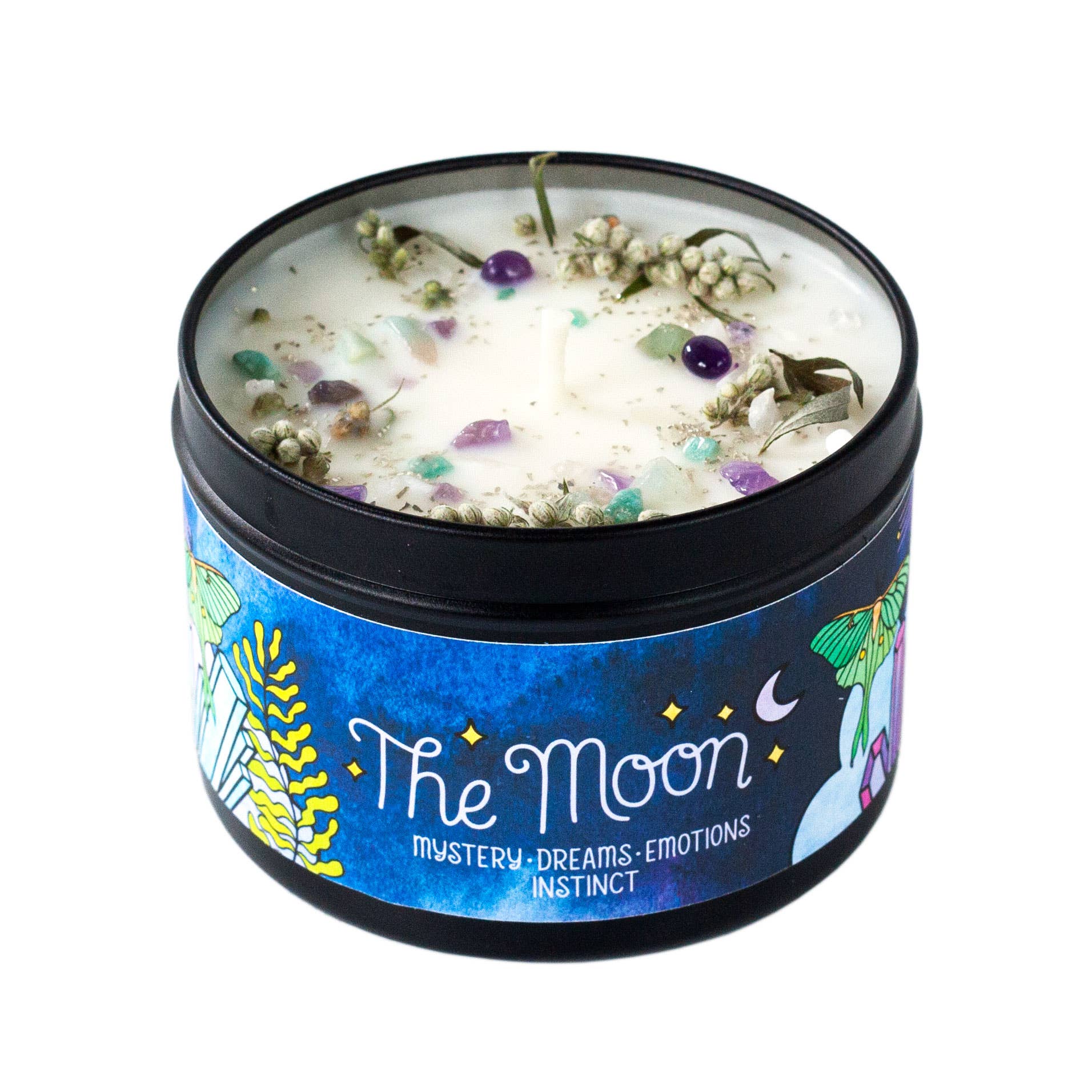 Rachel Beyer - Wholesale Travel Candles - The Moon Aromatherapy Soy Candle - Cypress Lemon10