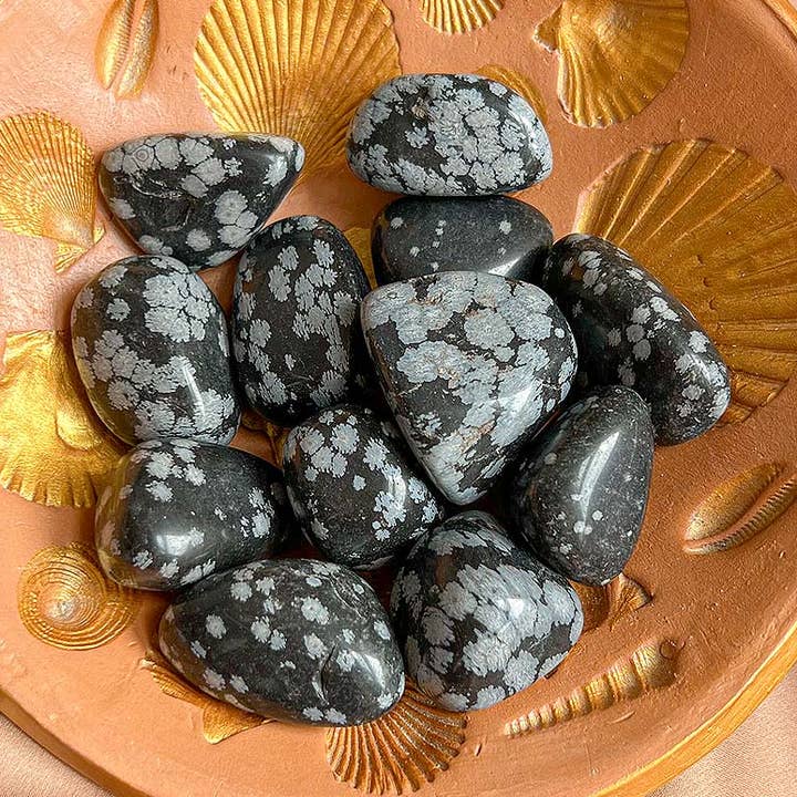 Snöflingeobsidian för wholesale av Surya Cristais