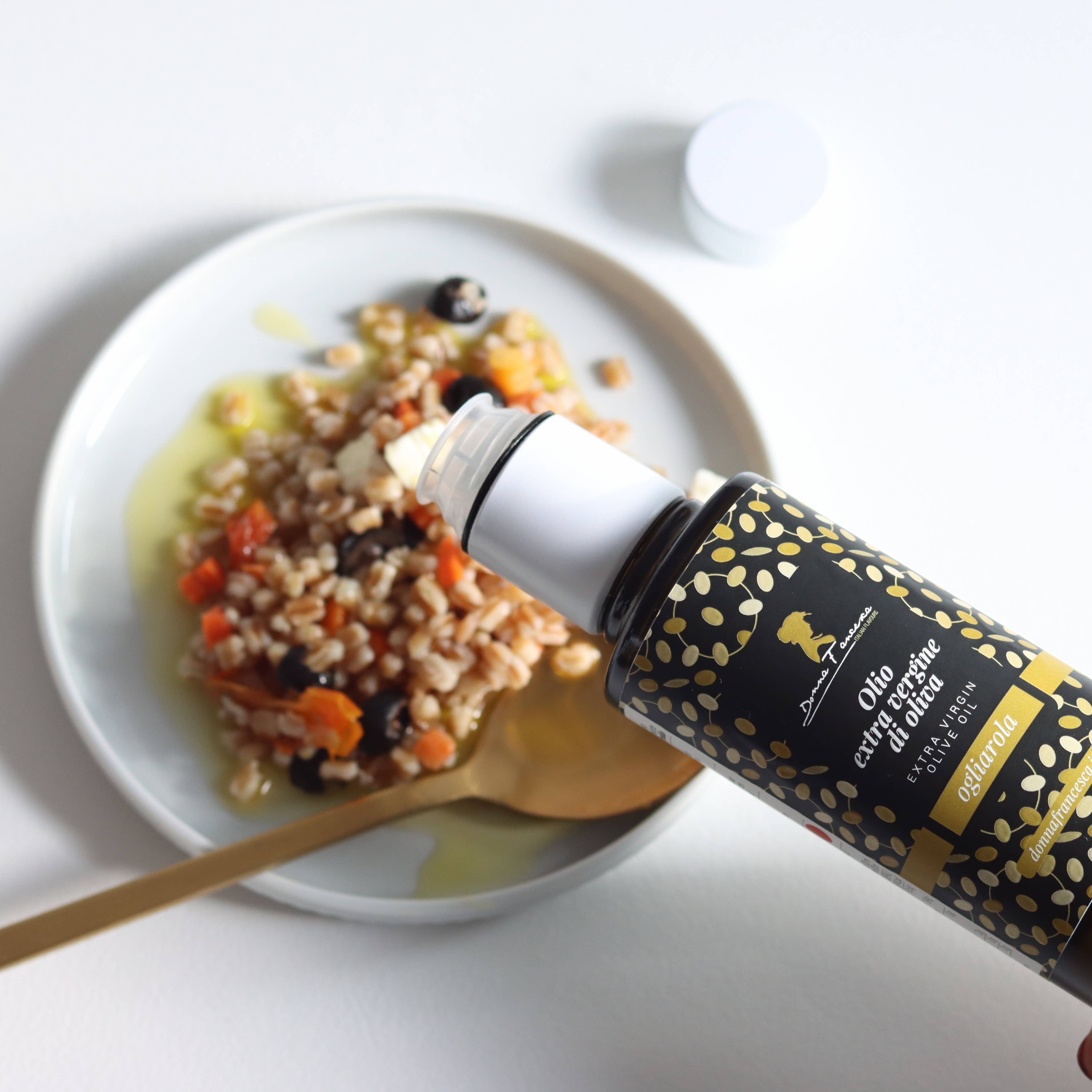 Donna Francesca - Vente Huile d'olive - Huile d'olive extra vierge Ogliarola - qualité supérieure 250 ml2