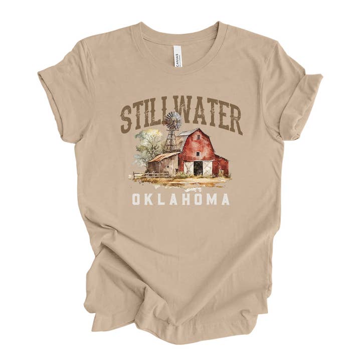 Barn Windmill Personalized Tee for wholesale by Kendrick Home