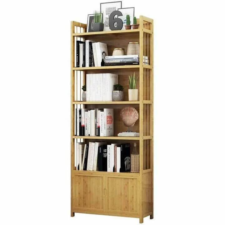 Estante de estante de bambu maciço Organizador de armazenamento multi-camadas Moderno Elegante por atacado de everythingbamboo