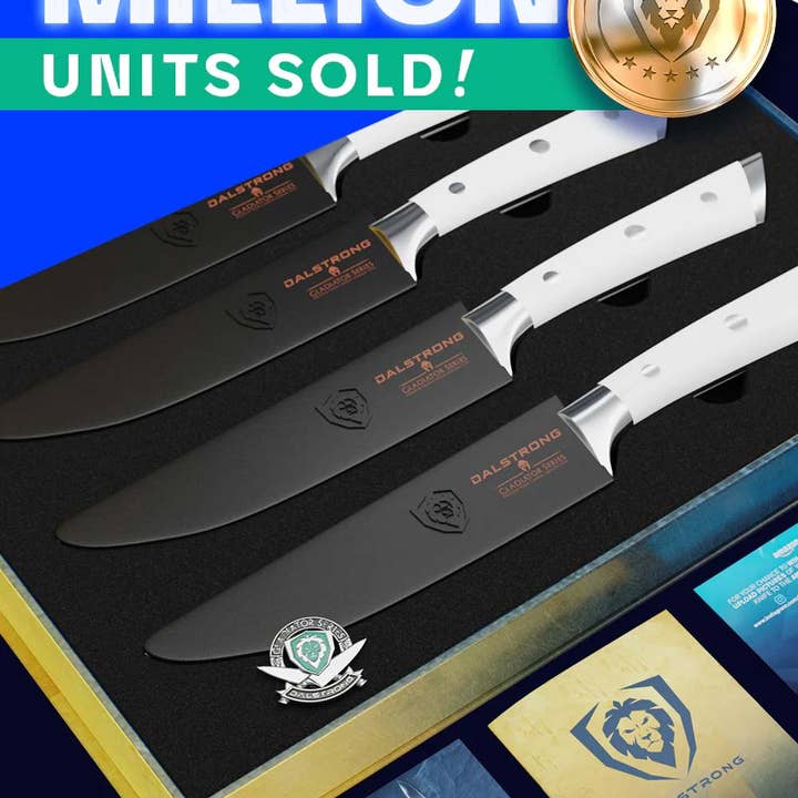 Dalstrong - Wholesale Knife Set - 4-Piece Steak Knife Set | Gladiator Series | Dalstrong ©18