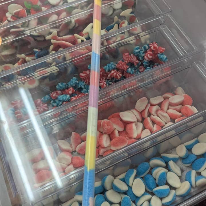 Pucker Powder Candy Straw for wholesale by Color Me Chocolate