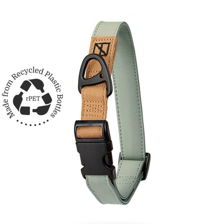 Sage Collar - Recycled Ripstop for wholesale by Herzog
