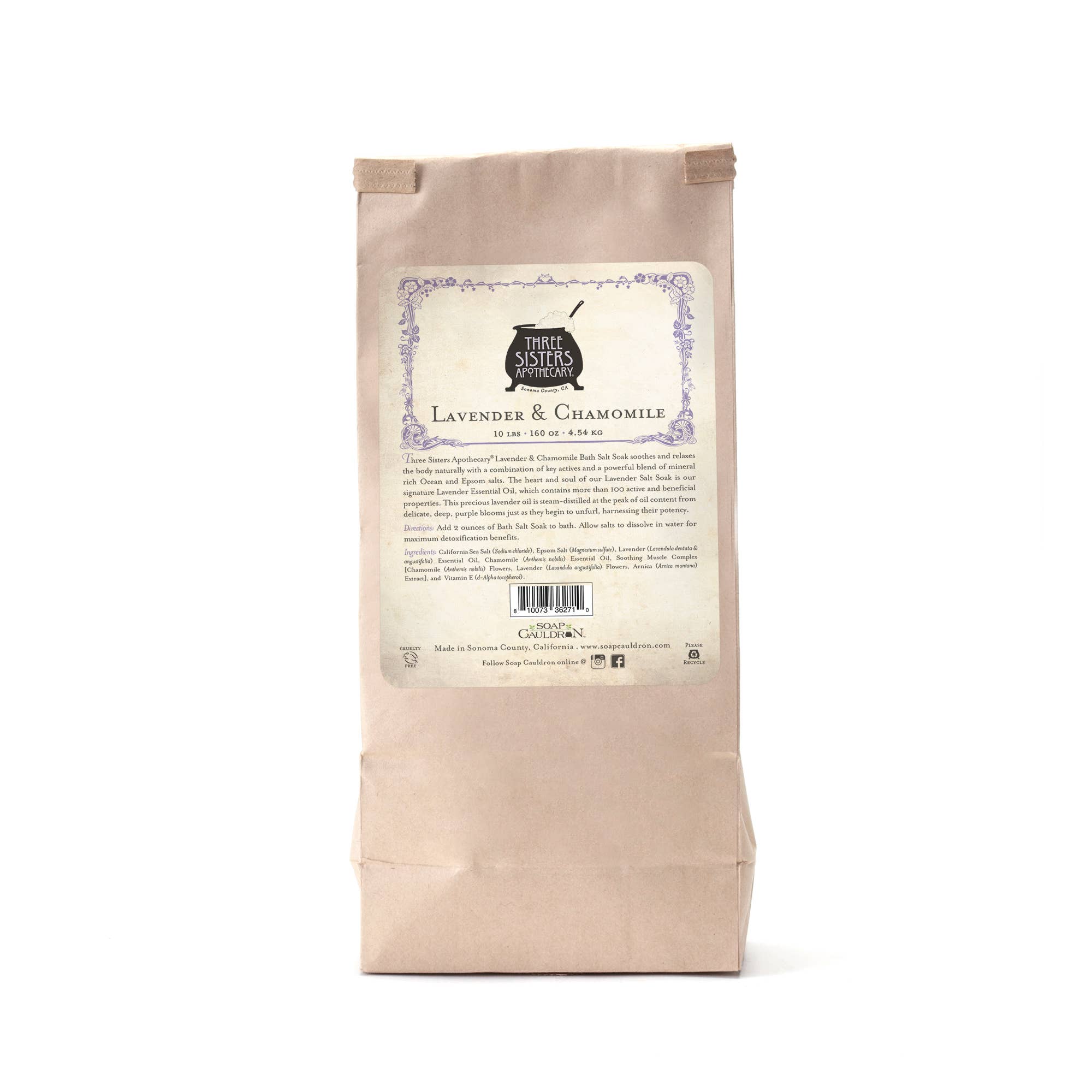 Soap Cauldron - Wholesale Bath Salts - Bath Salt Soak Lavender & Chamomile4