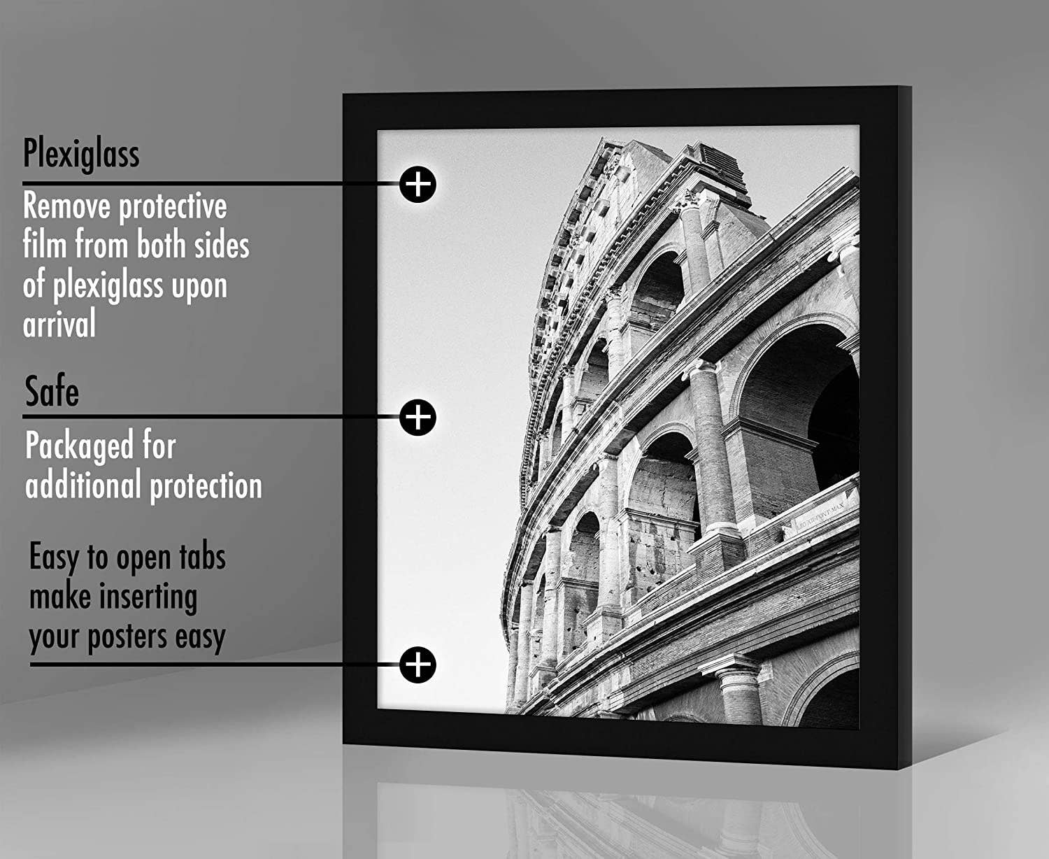 Americanflat - Wholesale Picture Frame - Americanflat Poster Frame with Wide Molding279