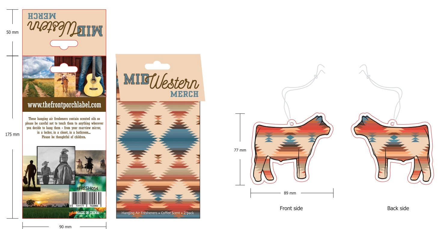 The Front Porch Label - Wholesale Car Freshener - Women's - Show Steer Air Freshener4