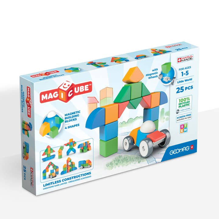 Geomag™ Magicube Shapes 25PCS Magnetic Building Blocks for wholesale by GEOMAGWORLD USA