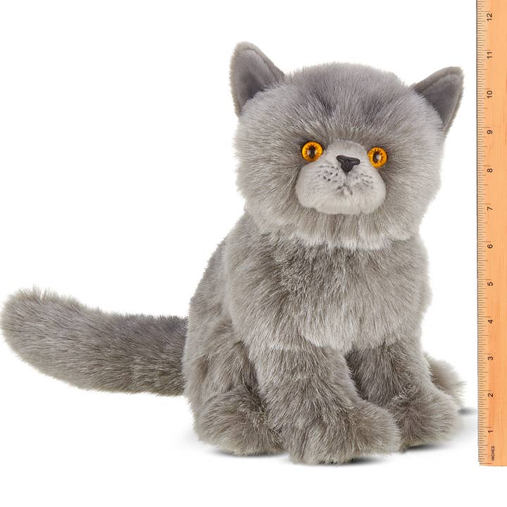 Bearington Collection - Wholesale Stuffed/Plush Toy - Kids & Baby - Gordie the grey plush Persian cat4