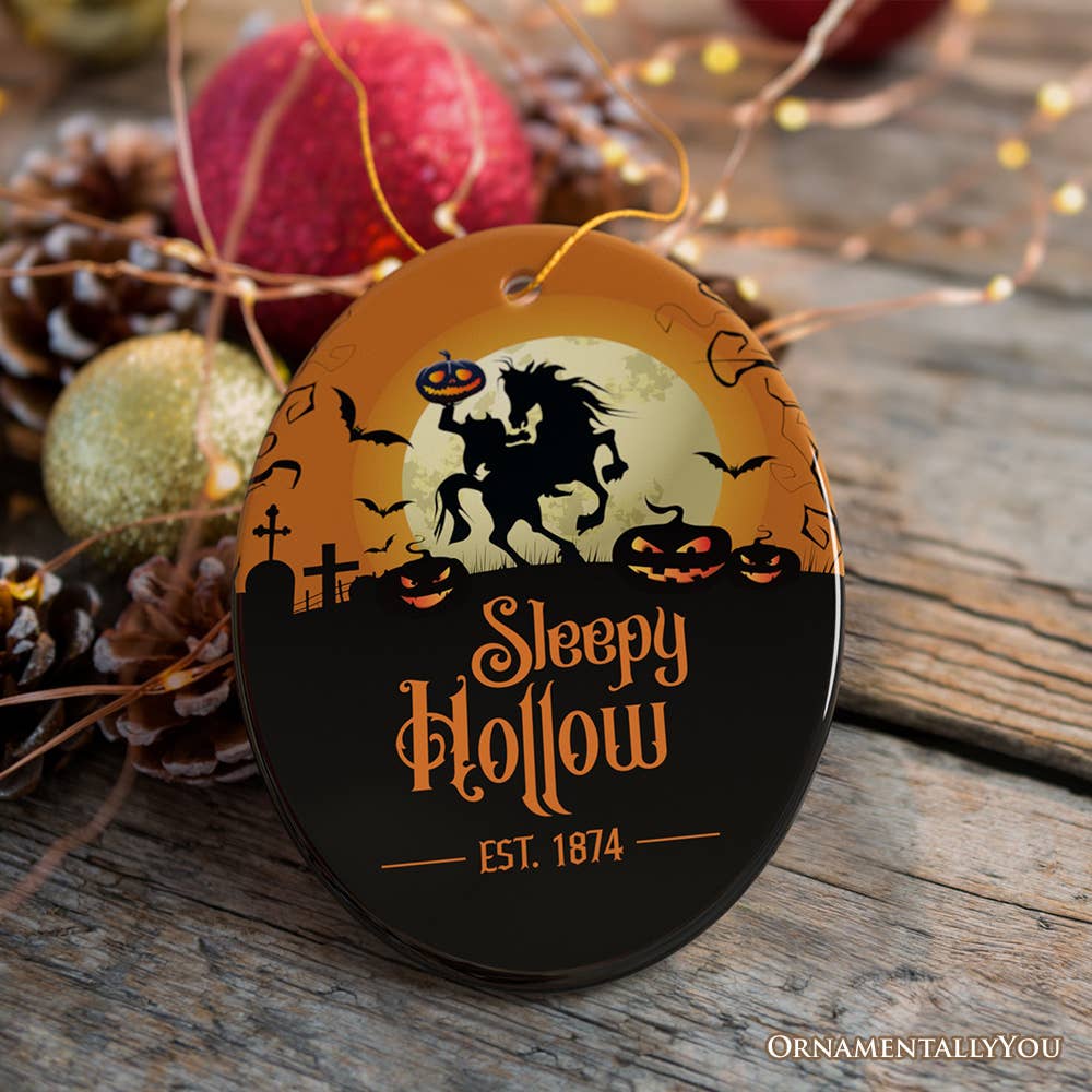 OrnamentallyYou - Wholesale Ornament - Spooky Sleepy Hollow Headless Horseman Ornament3