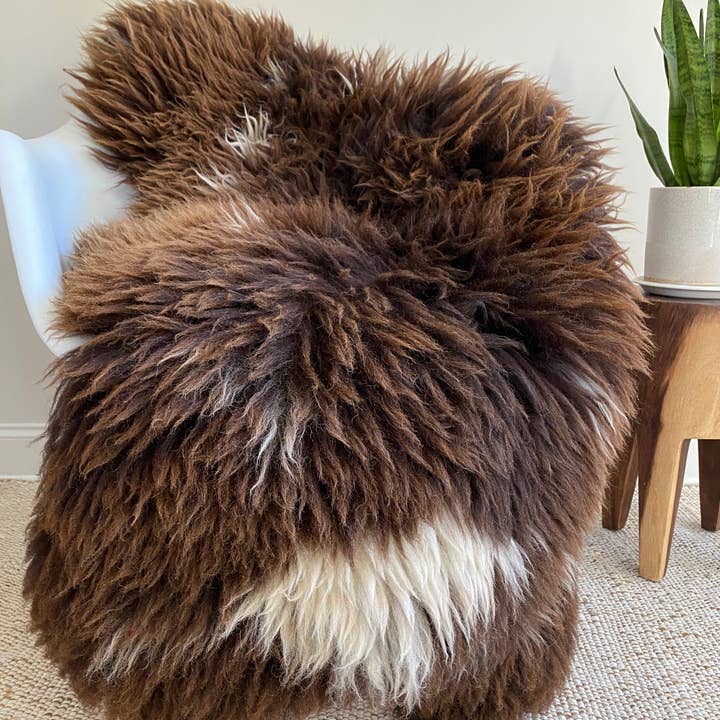 East Perry - Wholesale Area Rug - BROWN SHEEPSKIN RUGS
