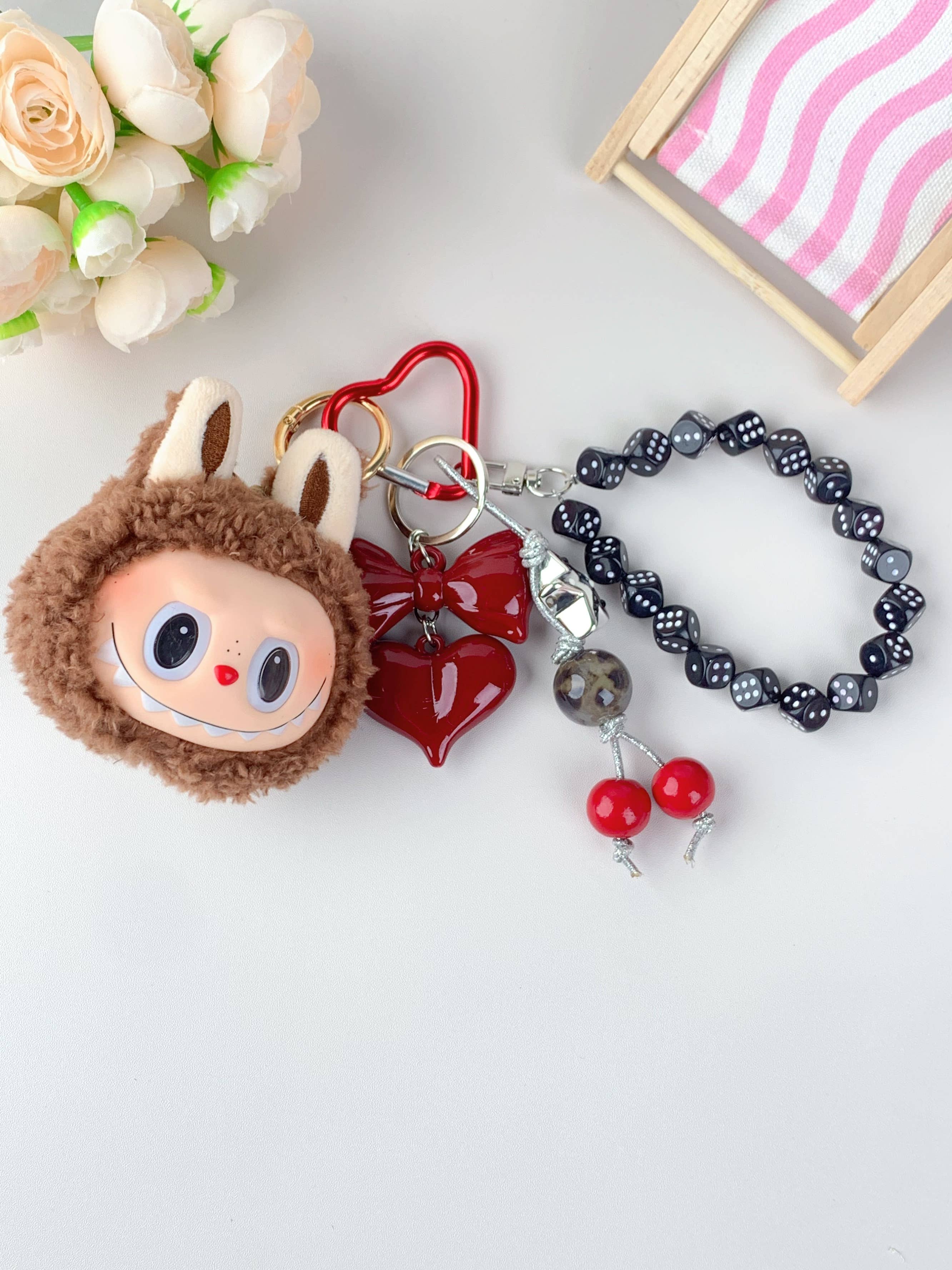 Lilyrosy（Duty free) - Wholesale Keychain - Women's - Hot-Selling Cute Plush Keychain for Girls – Bag Charm5