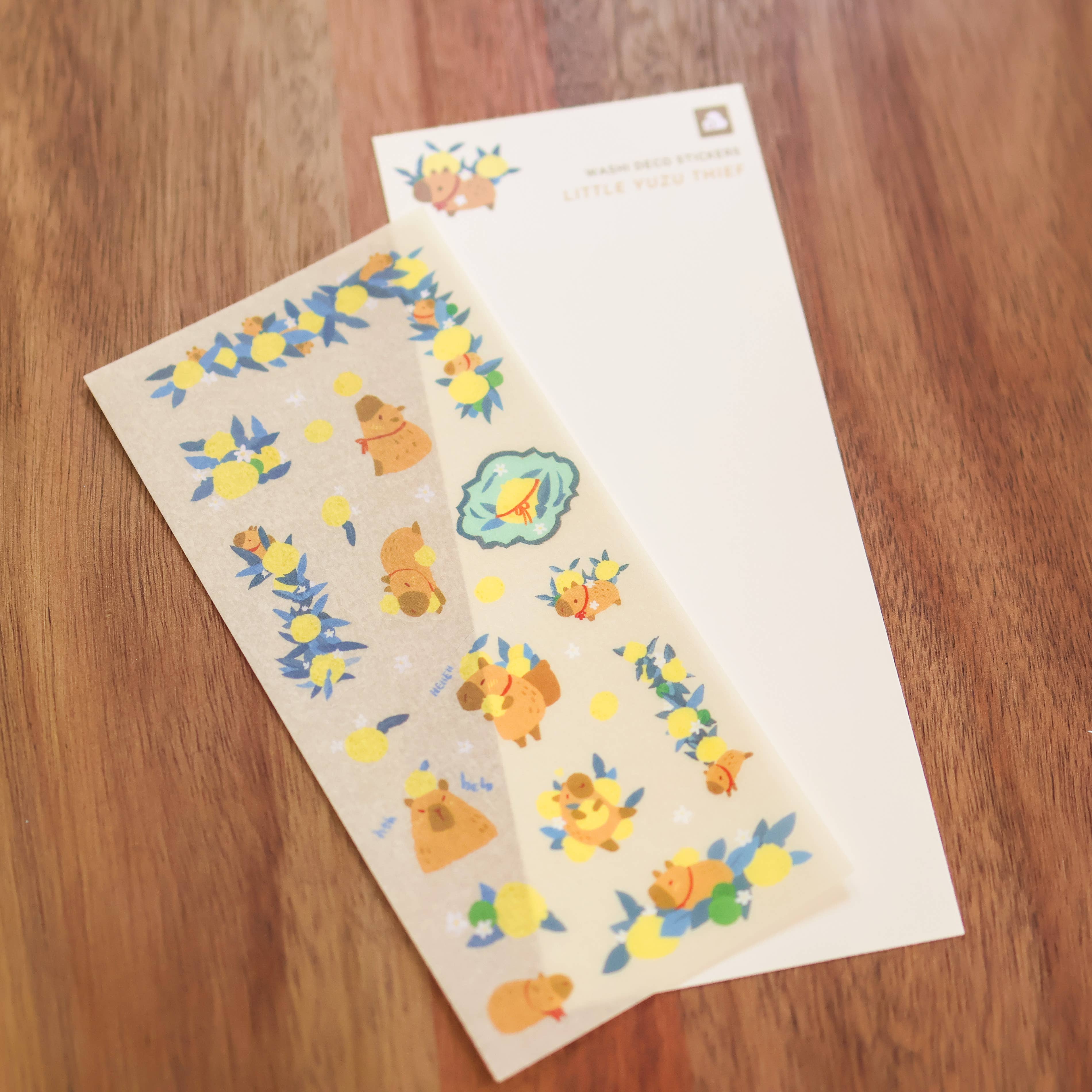 Thousand Skies – wholesale Sticker – Sticker Sheet (Washi) - Little Yuzu Thief 1