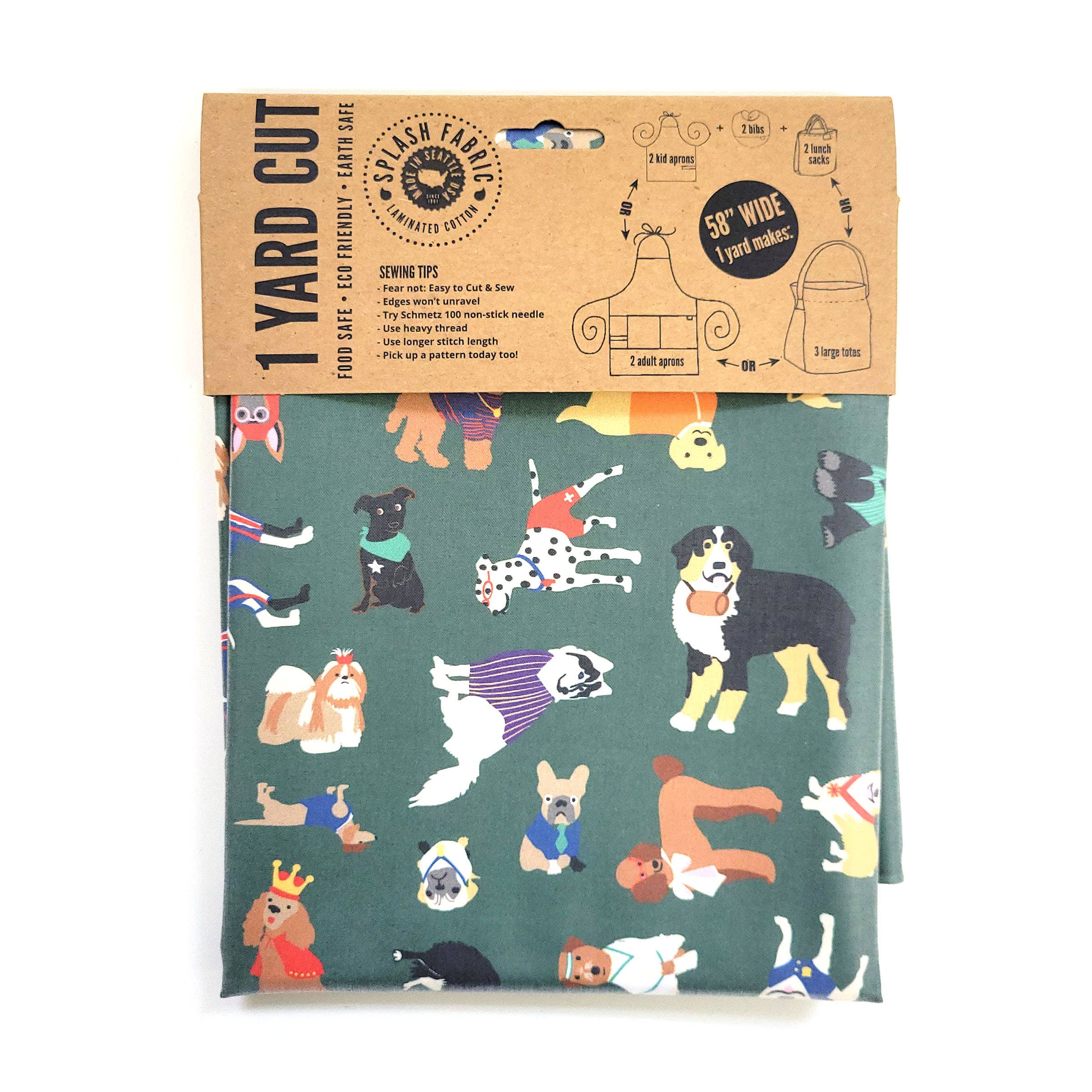 Splash Fabric - Vente Matériels de bricolage - Coupes de 1 yard en emballage8