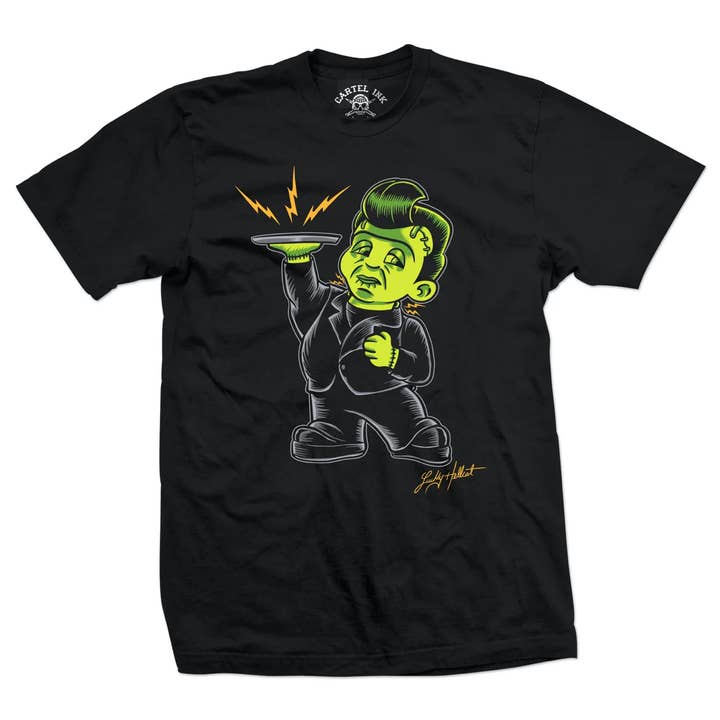Lucky Hellcat Monster Big Boy Men's T-Shirt for wholesale by Cartel Ink