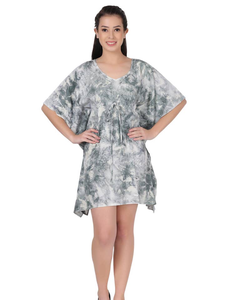 Tie Dye Kaftan KAF-1038 for wholesale by Advance Apparels