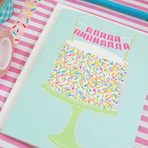 Pen & Paint - Wholesale Birthday Card - Happy Birthday, Sprinkle birthday cake, Birthday card1