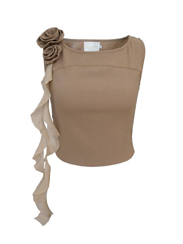 Zemeta - Venta al por mayor Blusa - Mujer - TOP CON FORMA DE ROSA ARENOSA1