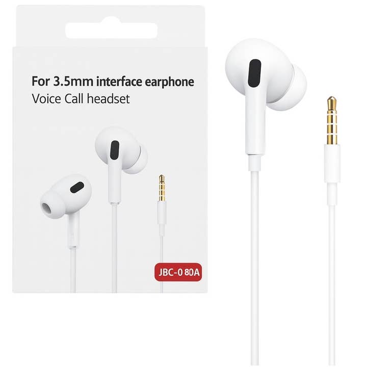 Mighty Wireless - Wholesale Headphones - Lightning Earphones In Box With 3.5mm Aux JBC080A 0