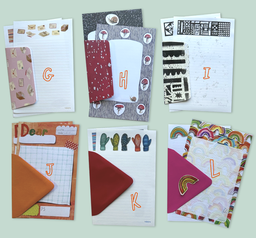 Robayre - Wholesale Stationery/Notecard Set - Variety Pack Letter Writing Stationery Set by Robayre4