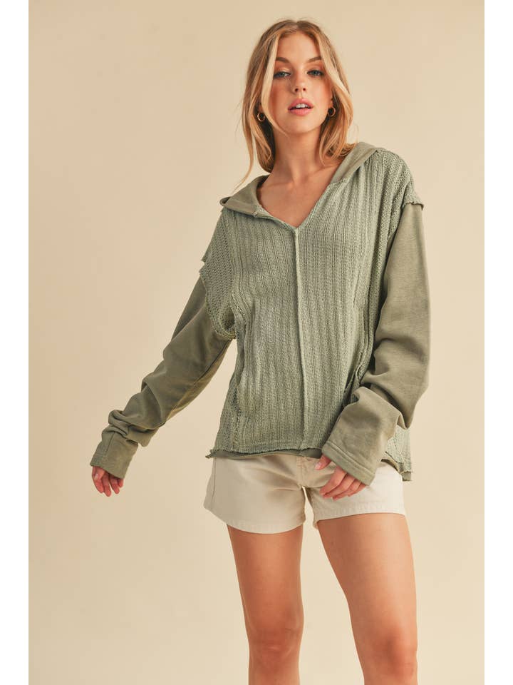 AEMI + CO - Wholesale Hoodie - Women's - 919BK Raquel Sweatshirt 28