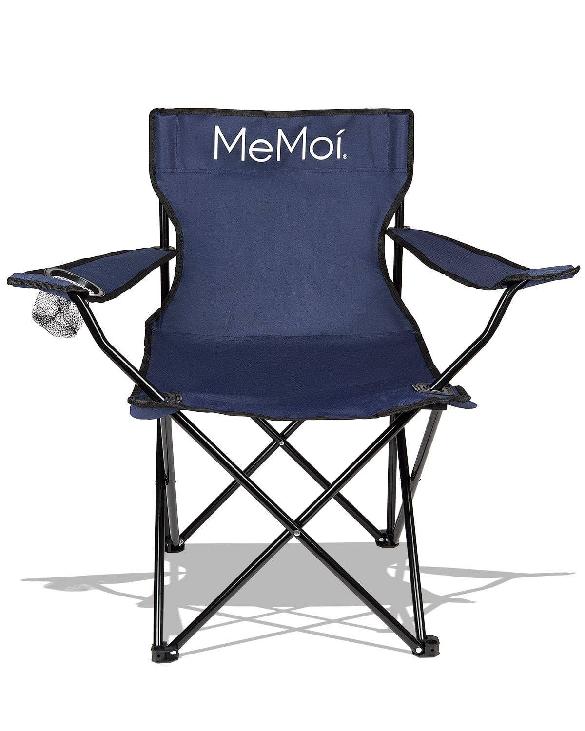 Navy MeMoi Folding Portable Beach Chair for wholesale on Faire1