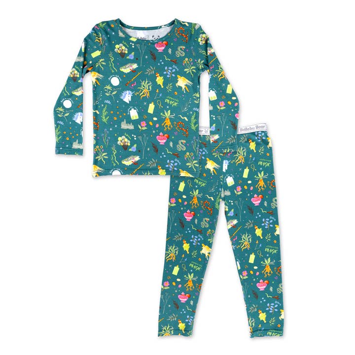Bellabu Bear - Wholesale Sleepwear Set - Kids - Harry Potter Mandrakes & Herbs Bamboo Kids Pajamas0