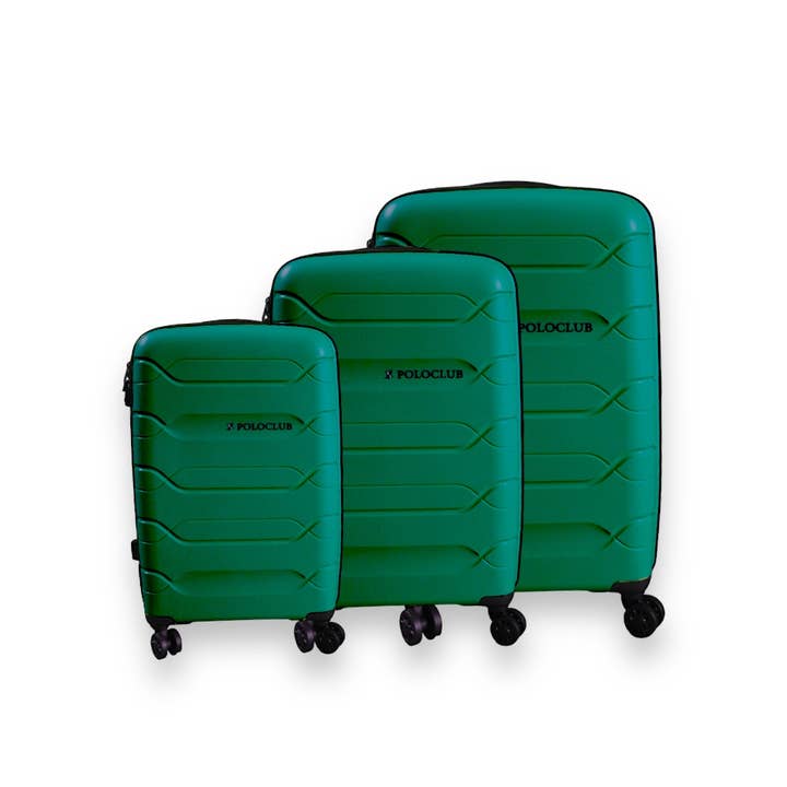 ALBAsrls - Wholesale Luggage - POLOCLUB 3-piece trolley set C4