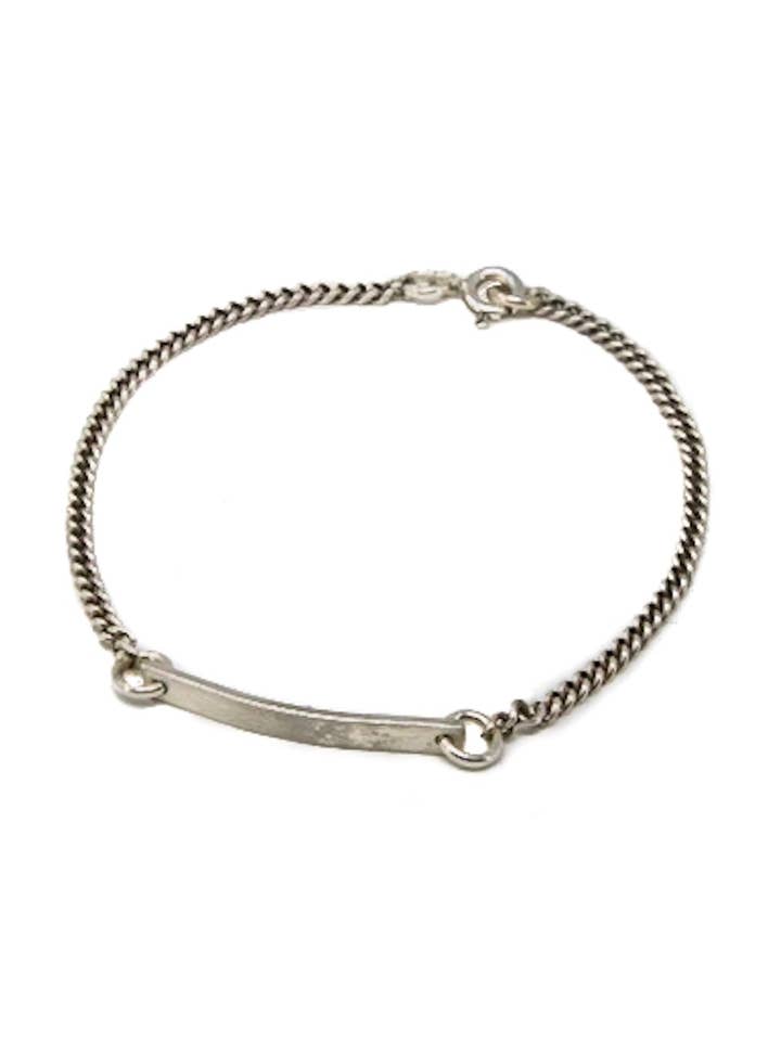 ID Armband aus Weiß- oder Gelbgold für den Großhandel von Zahavah Jewelry