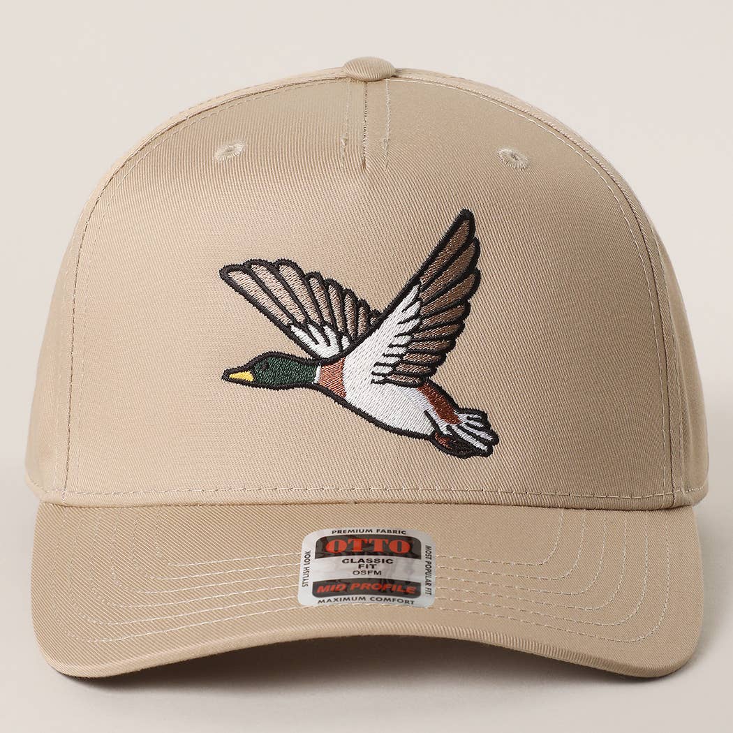 Fashion City - Wholesale Trucker Hat - Unisex - Flying Mallard Graphic Embroidered Trucker Hat 4