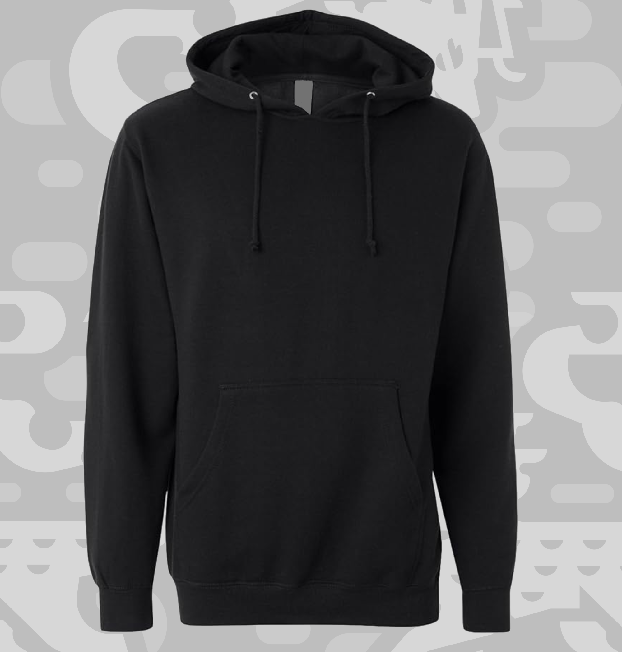 Kirin Koncept - Wholesale Hoodie - Unisex - Strange Shape - Black Hoodie2