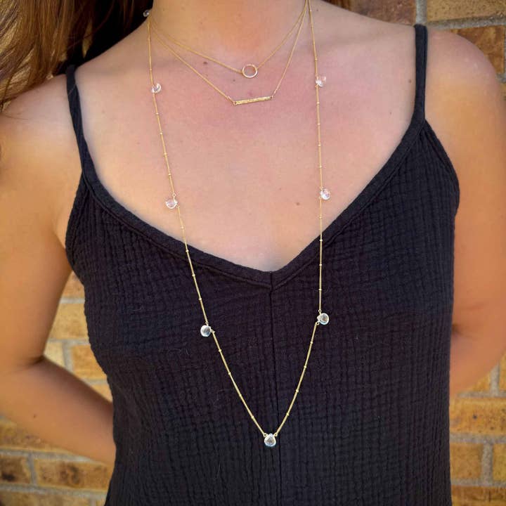 Sabina Jewelry - Wholesale Pendant/Charm Necklace - Ball and Stone Necklace2