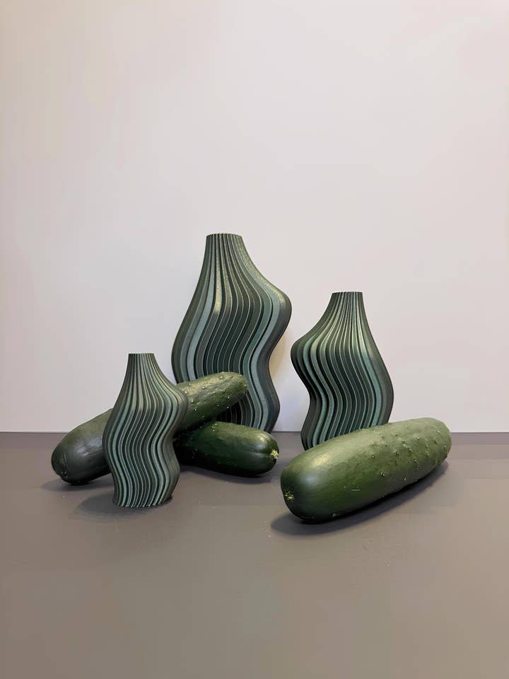 Vase Design Øko-Ansvarlig Fremstillet i Frankrig Cornichon for engroshandel hos Atelier mahd