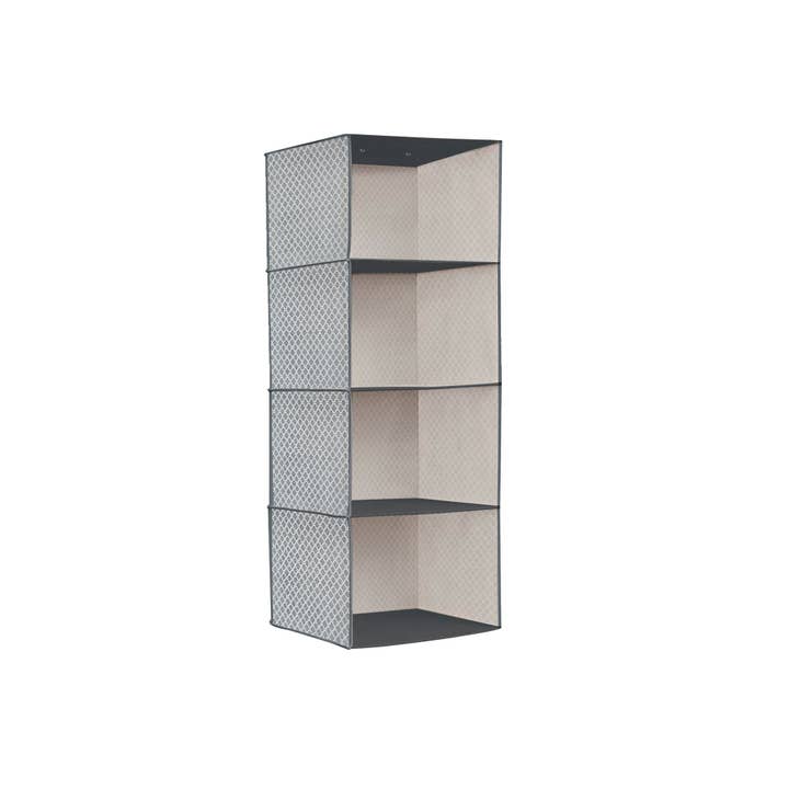 Ledsone - Wholesale Clothes hangers - Fabric Hanging Storage with 5 shelf shelves Clothes Organizer ~532820