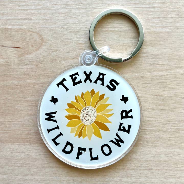 The Sticker Box | Texas Inspired Stickers & Magnets - Wholesale Keychain - Unisex - Texas Keychains - Texas Lover Gift Souvenir Stocking stuffer