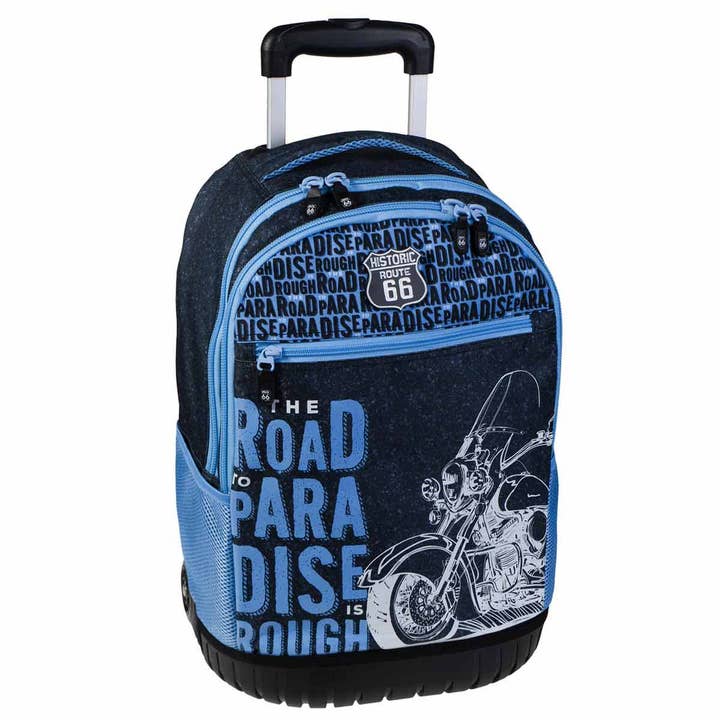 rugzak met dubbele wielen ROUTE-66 van BUSQUETS voor wholesale door Busquets