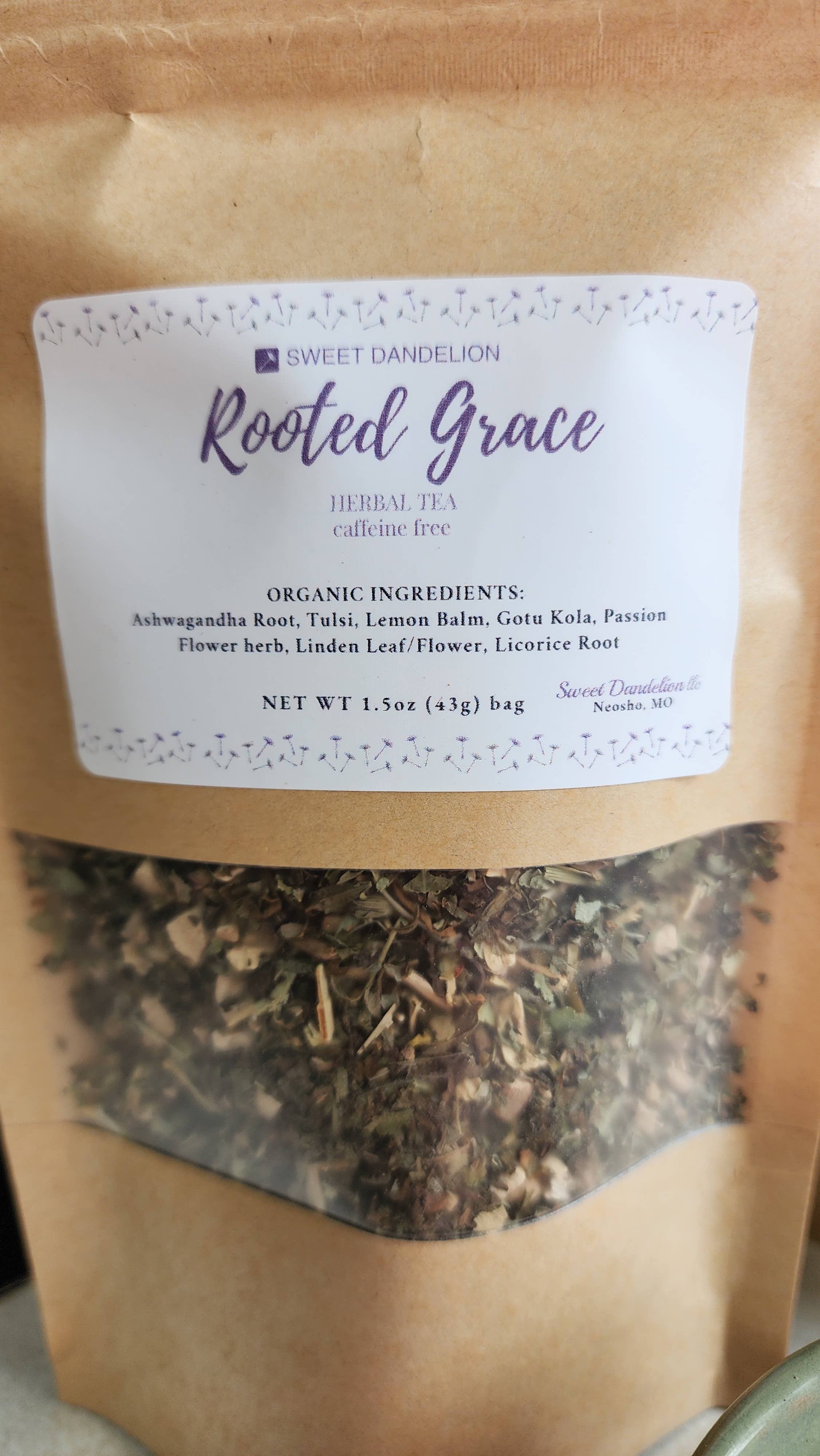 Sweet Dandelion, llc - Wholesale Loose Tea - Rooted Grace Herbal Tea3