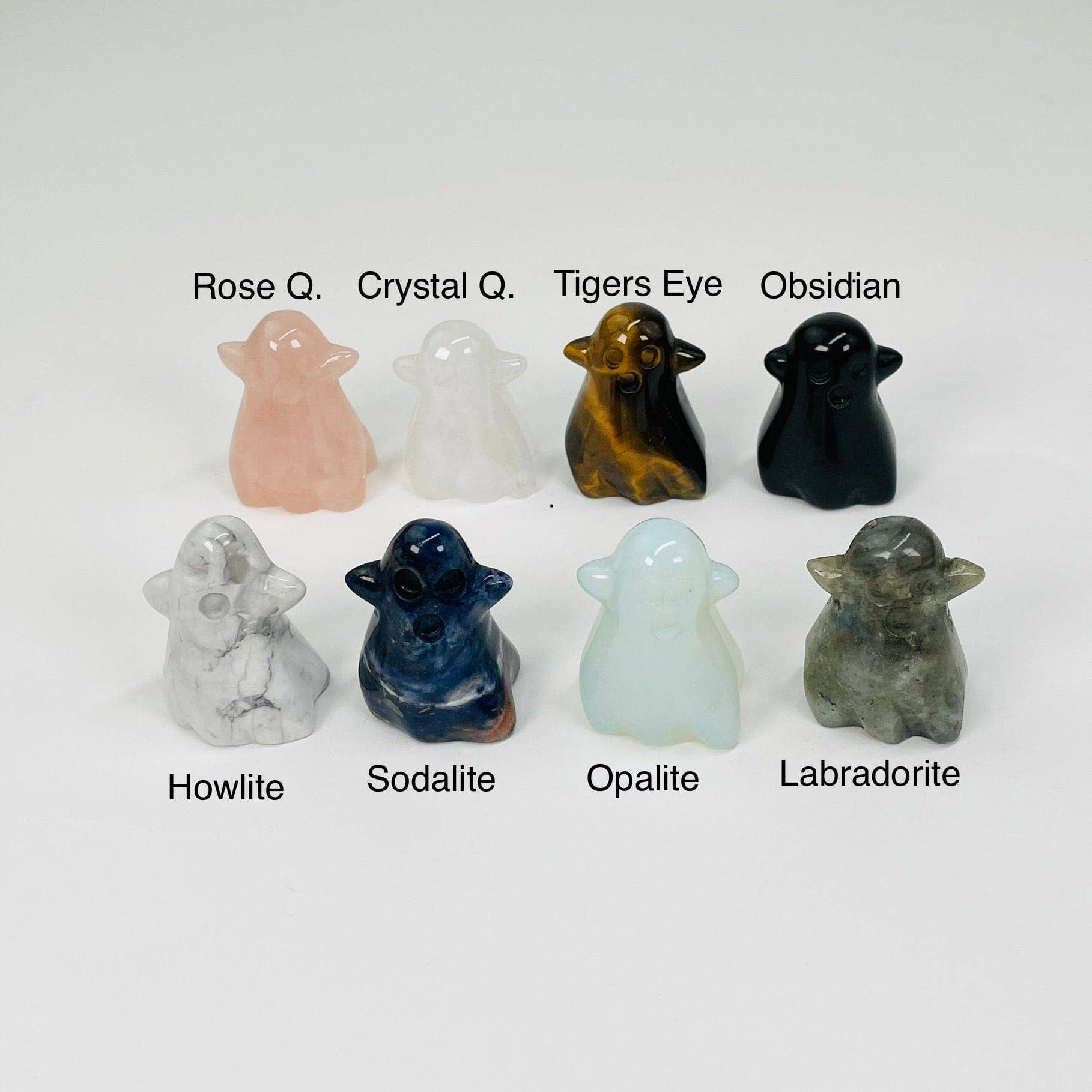Rock Paradise - Wholesale Spiritual Stone/Crystal - Gemstone Ghosts Halloween Decoration Crystal Alter Carvings2