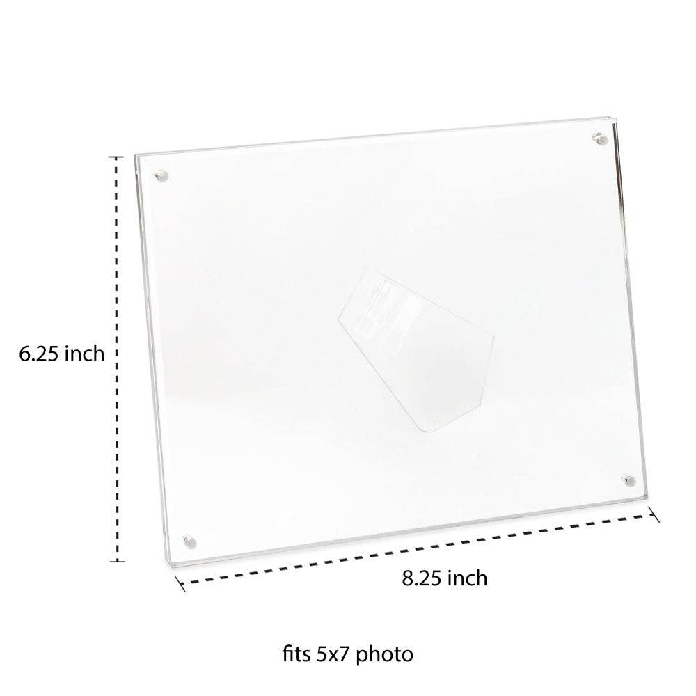 Isaac Jacobs International - Wholesale Picture Frame - Isaac Jacobs Clear Plain Magnetic Acrylic Picture Frame13
