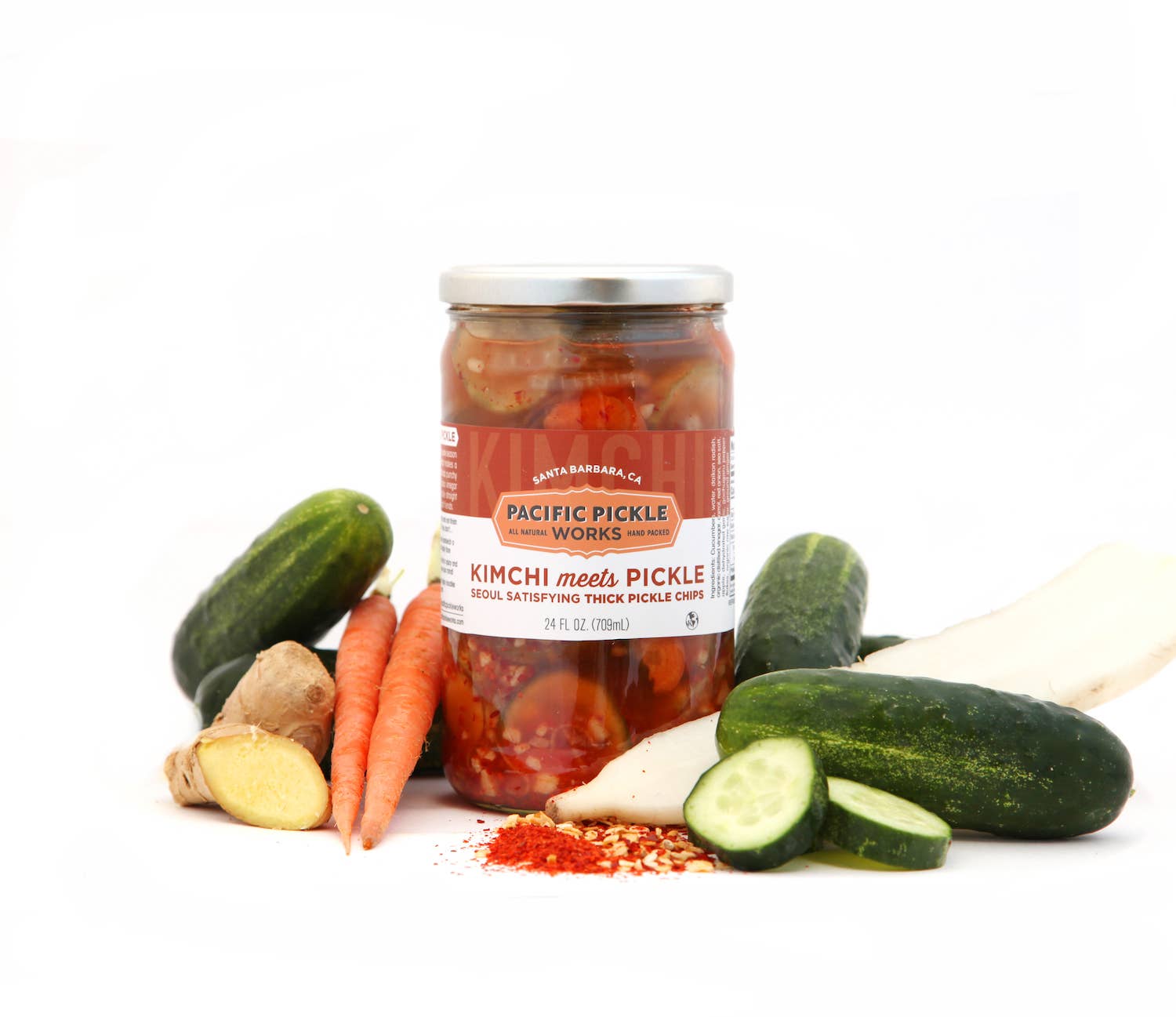 Pacific Pickle Works - Venta al por mayor Verduras encurtidas - Kimchi se encuentra con Pepinillo - Chips de Pepinillo Satisfacción de Seúl1