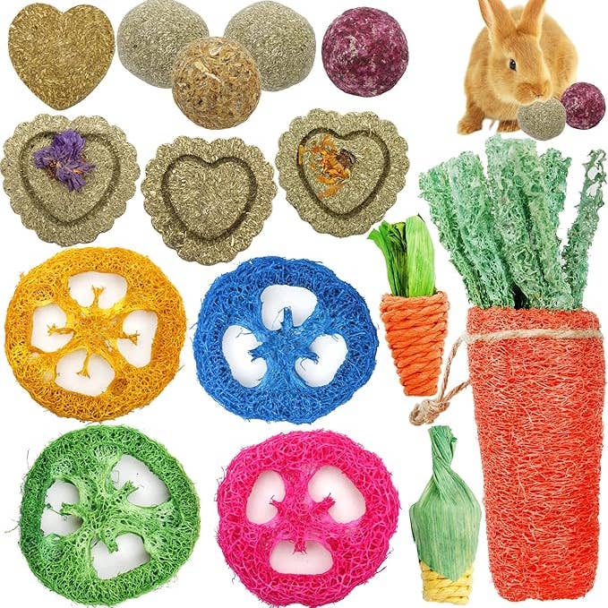 Youngever - Wholesale Pet toy – Not cat/dog - Youngever 15 Pack Rabbit Chew Toys