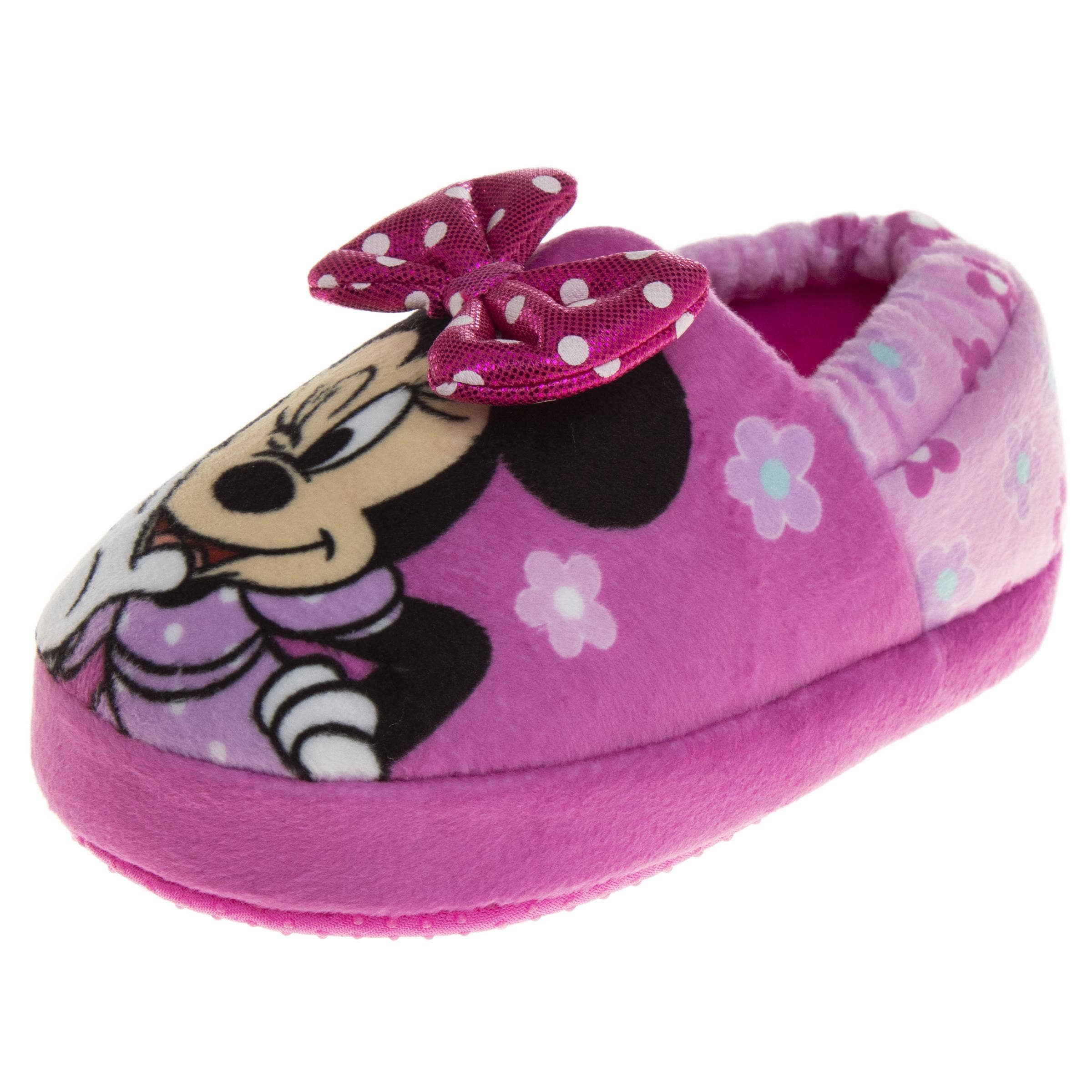 Josmo Shoes Inc - Wholesale Slippers - Kids - Disney Minnie Mouse Bow Plush Slippers (Toddler/Little Kid)5